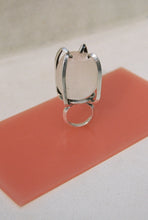 Load image into Gallery viewer, Postmodern Rock Crystal Monolith Ring
