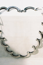 Load image into Gallery viewer, Artisan Folded Disc Link Necklace
