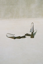 Load image into Gallery viewer, Artisan Triple Panel Drop Earrings
