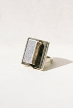 Load image into Gallery viewer, Modernist Geometric Pedestal Ring
