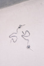 Load image into Gallery viewer, Postmodern Curvy Wire Drop Earrings
