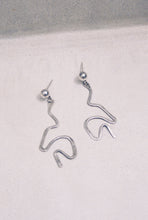 Load image into Gallery viewer, Postmodern Curvy Wire Drop Earrings
