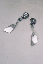 Load image into Gallery viewer, Spiral and Twist Panel Earrings
