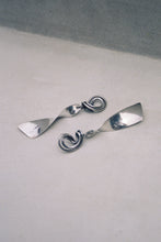Load image into Gallery viewer, Spiral and Twist Panel Earrings
