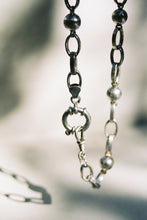 Load image into Gallery viewer, Sphere and Oval Link Chain with Double Clasp
