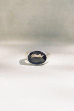 Load image into Gallery viewer, Carved Smoky Quartz Signet Ring
