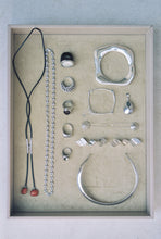 Load image into Gallery viewer, Modernist Bolo Tie with Black Huayruro Seeds
