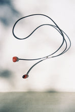 Load image into Gallery viewer, Modernist Bolo Tie with Black Huayruro Seeds
