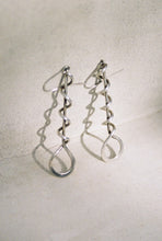 Load image into Gallery viewer, Modernist Corkscrew Drop Earrings
