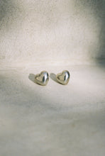 Load image into Gallery viewer, Heart Studs with Gold Posts
