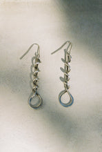 Load image into Gallery viewer, Modernist Corkscrew Drop Earrings

