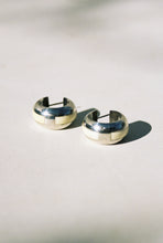 Load image into Gallery viewer, Chunky Hoops with Bone Inlay
