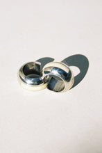 Load image into Gallery viewer, Chunky Hoops with Bone Inlay
