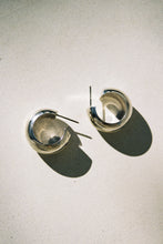 Load image into Gallery viewer, Chunky Hoops with Bone Inlay
