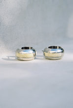 Load image into Gallery viewer, Chunky Hoops with Bone Inlay
