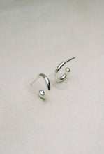 Load image into Gallery viewer, Little Silver Hoops
