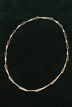 Load image into Gallery viewer, Modernist Gold Petal Link Chain
