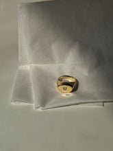Load image into Gallery viewer, Old Mine Gold Mirror Signet

