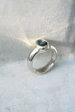 Load image into Gallery viewer, 1.1ct Green Australian Sapphire Ring (OOAK)
