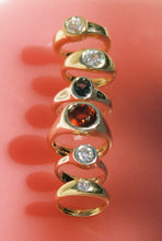 Load image into Gallery viewer, .8ct Old Euro Diamond Bezel Ring
