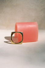 Load image into Gallery viewer, Carved Square-Ish Gold Band (OOAK)
