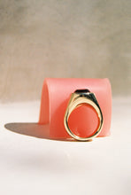 Load image into Gallery viewer, Citrine Heavy Gold Signet Ring

