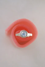 Load image into Gallery viewer, .8ct Old Euro Diamond Bezel Ring
