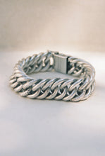 Load image into Gallery viewer, Artisan Heavyweight Textured Curb Link Bracelet

