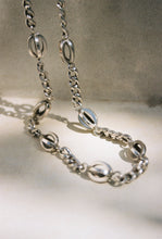 Load image into Gallery viewer, Curb and Abstract Link Chain Necklace
