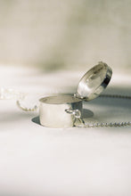 Load image into Gallery viewer, Taxco Pillbox Pendant with Long Ball Chain
