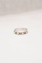 Load image into Gallery viewer, Gold Dots Ring with Pink Sapphires
