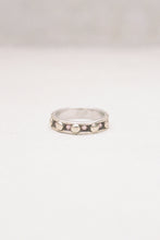 Load image into Gallery viewer, Gold Dots Ring with Pink Sapphires
