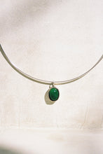 Load image into Gallery viewer, Petite Jade Carved Bezel Pendant
