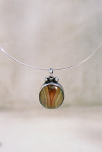 Load image into Gallery viewer, Artisan Banded Agate Pendant
