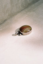 Load image into Gallery viewer, Artisan Banded Agate Pendant

