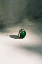 Load image into Gallery viewer, Petite Jade Carved Bezel Pendant
