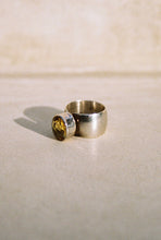 Load image into Gallery viewer, Postmodern Golden Citrine Bezel Ring
