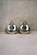 Load image into Gallery viewer, Wide Crescent Cut-Out Hoop Earrings
