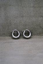 Load image into Gallery viewer, Petite Double Panel Hoop Earrings
