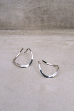 Load image into Gallery viewer, Flowing Ribbon Hoop Earrings
