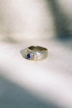 Load image into Gallery viewer, Brutalist Lapis Cabochon Ring
