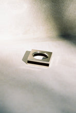 Load image into Gallery viewer, Danish Modern Square Onyx Inlay Ring
