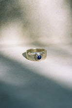 Load image into Gallery viewer, Brutalist Lapis Cabochon Ring
