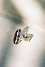 Load image into Gallery viewer, Finnish Artisan Smoky Quartz Navette Ring

