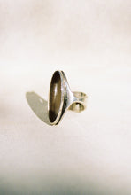 Load image into Gallery viewer, Finnish Artisan Smoky Quartz Navette Ring
