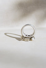 Load image into Gallery viewer, Kinetic Triple Garnet Bezel Ring
