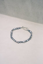 Load image into Gallery viewer, OOAK Vintage Gray Pearl Hook Bracelet
