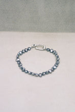 Load image into Gallery viewer, OOAK Vintage Gray Pearl Hook Bracelet
