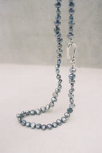 Load image into Gallery viewer, OOAK Vintage Gray Pearl Hook Necklace
