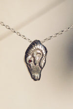 Load image into Gallery viewer, Aesa Small Ram's Head with Garnet
